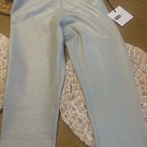 Beach Riot Sparkling Silver Leggings